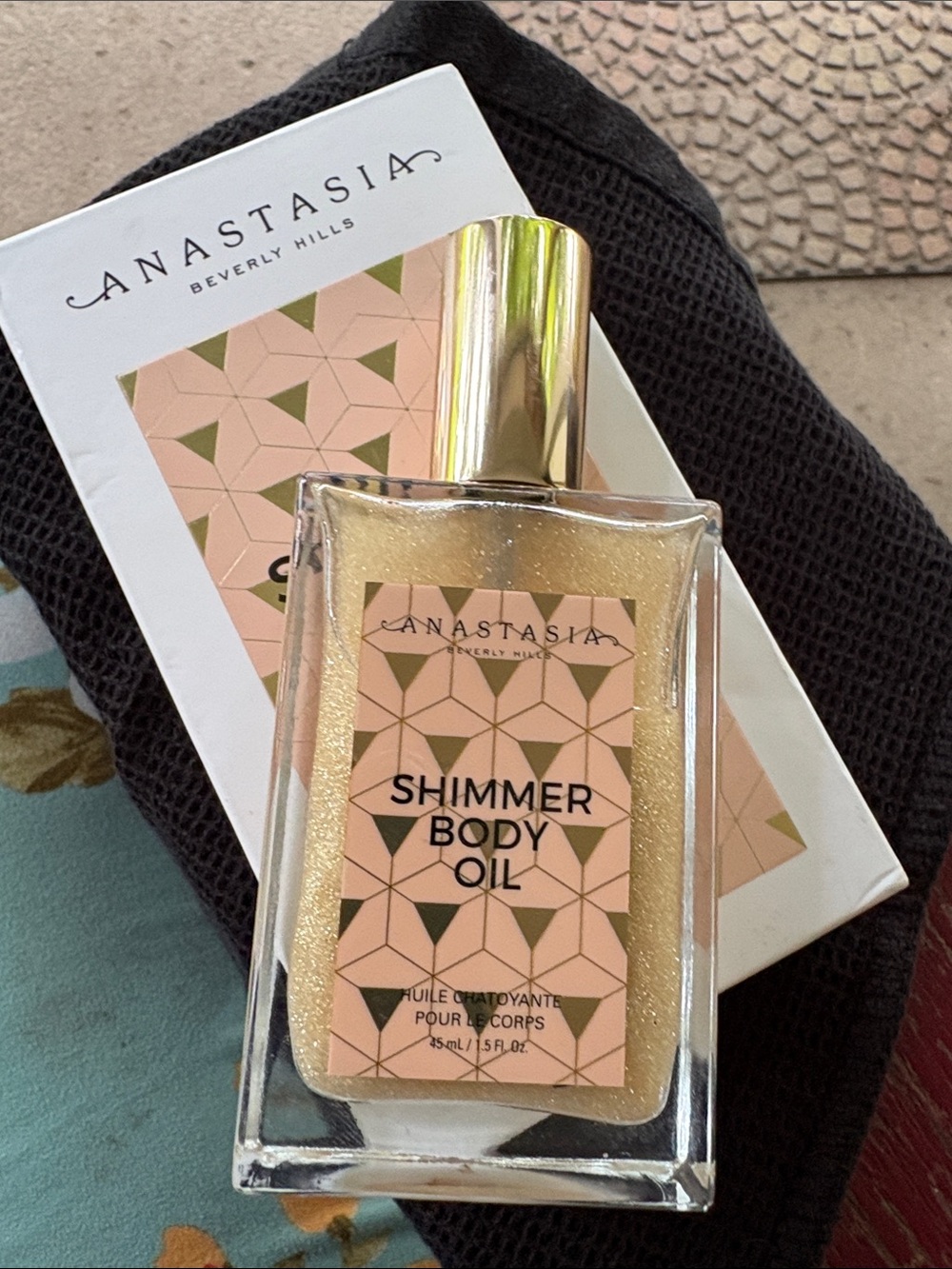 Anastasia Shimmer Body Oil — Gold